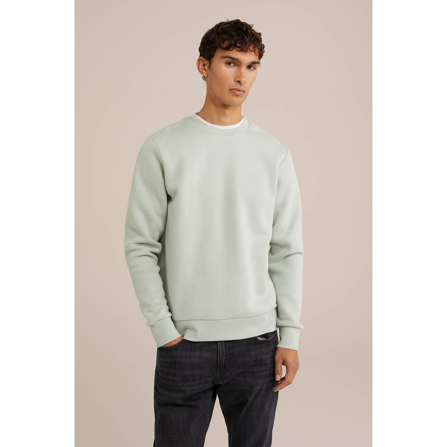 WE Fashion sweater mintgroen