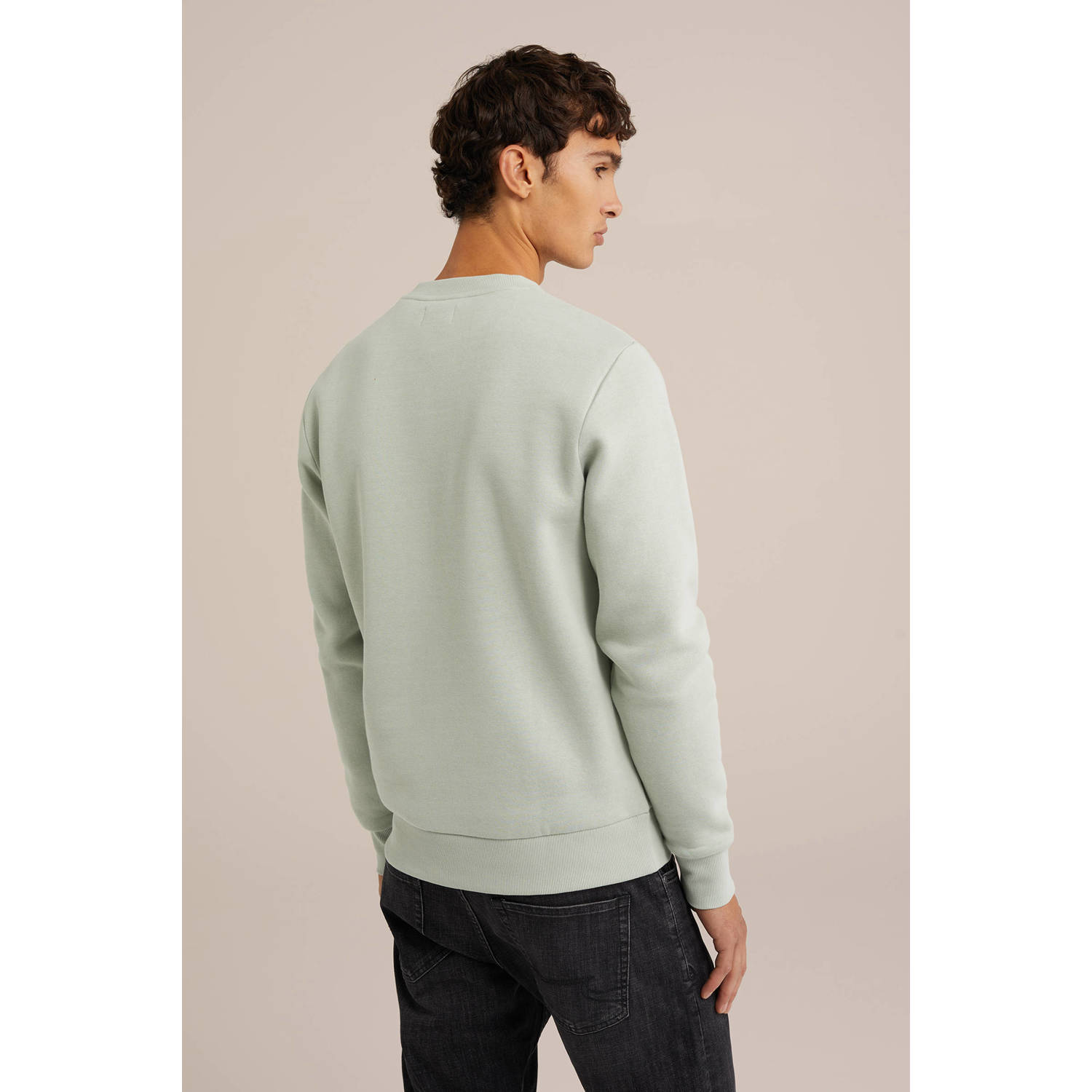 WE Fashion sweater mintgroen