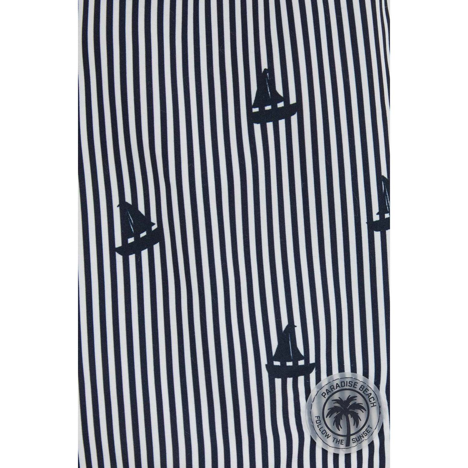 WE Fashion zwemshort marine blauw wit