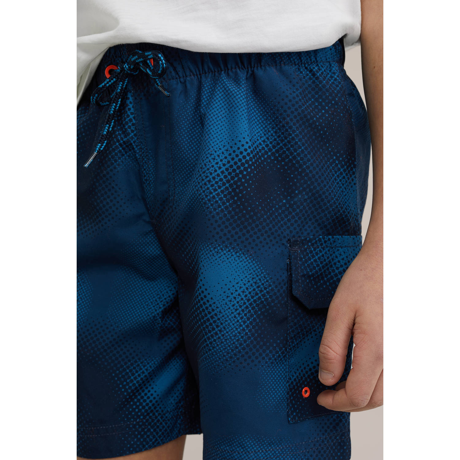 WE Fashion zwemshort blauw donkerblauw