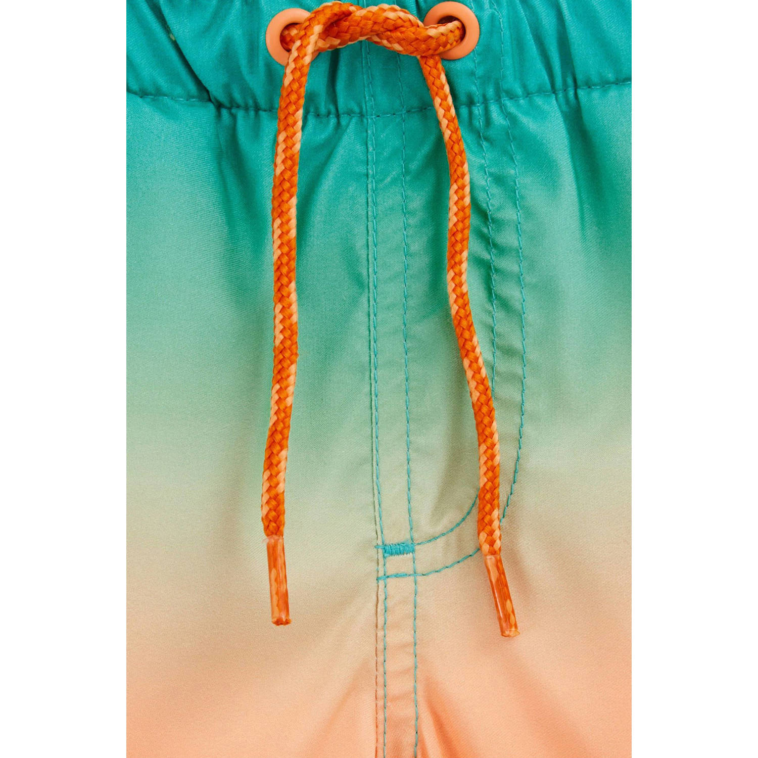 WE Fashion zwemshort oranje petrol groen