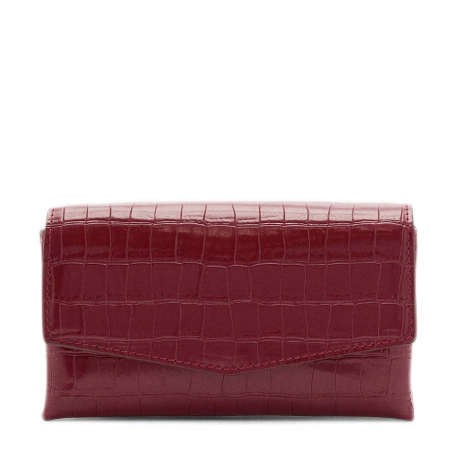 Mango crossbody tas donkerrood