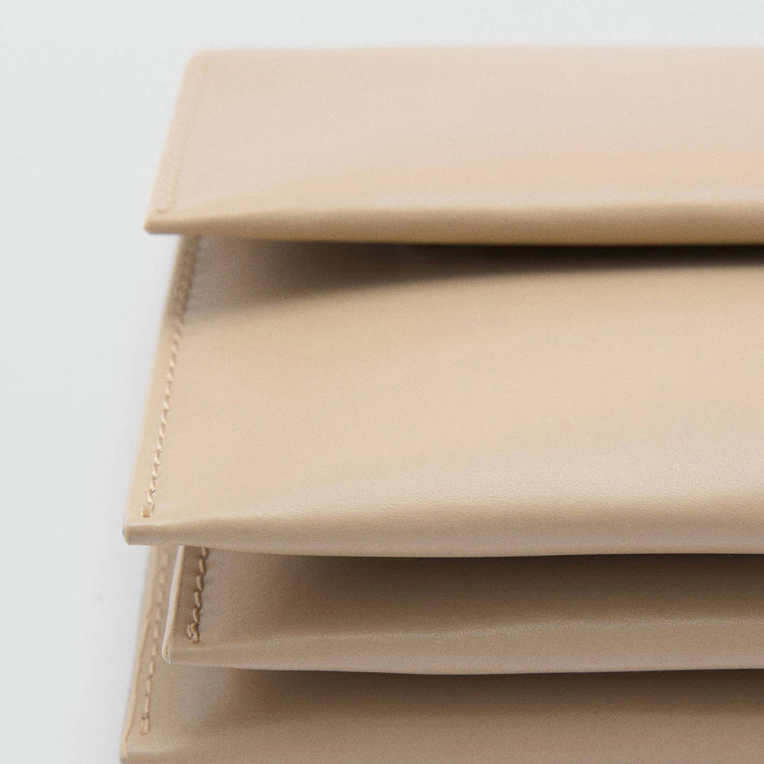 Mango schoudertas beige