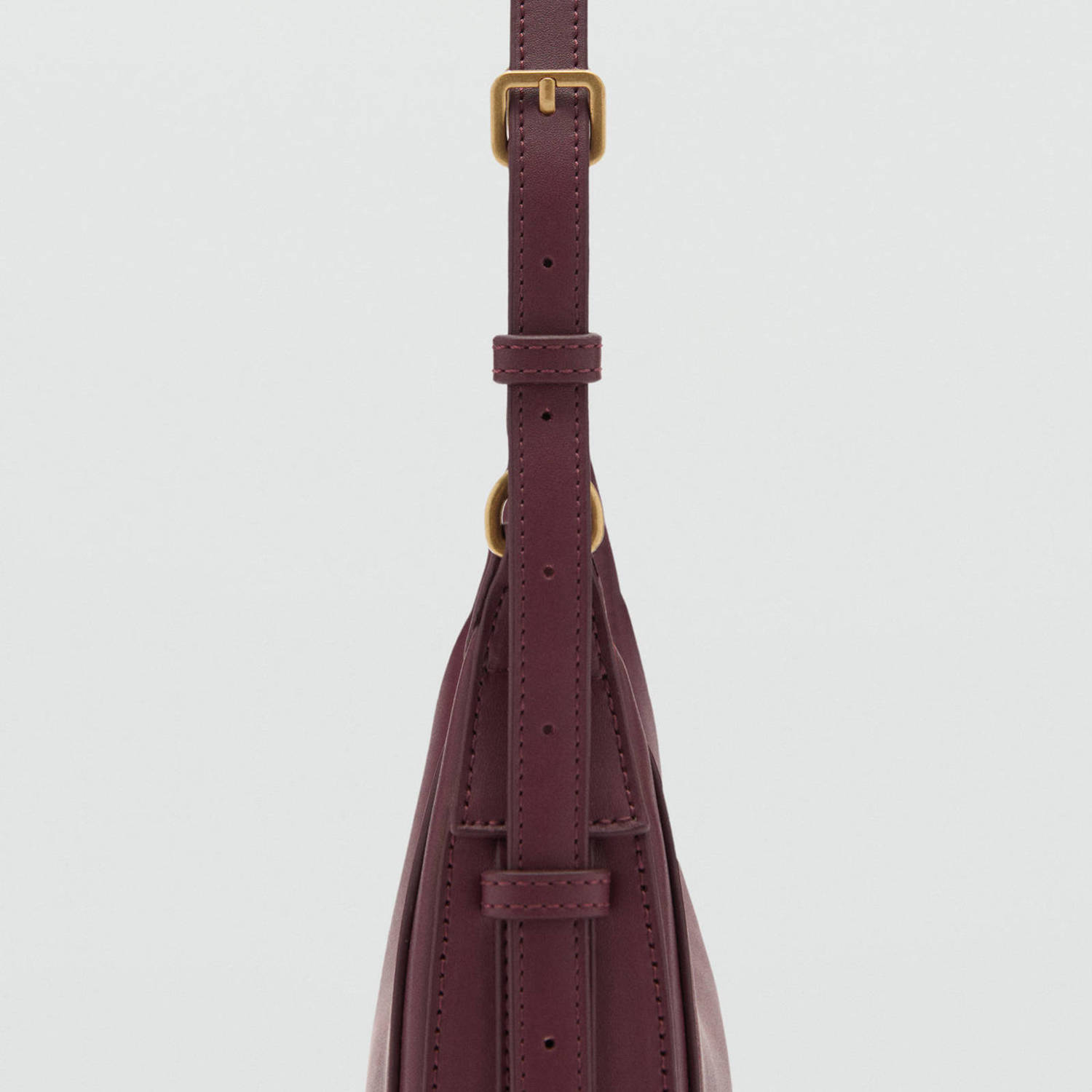 Mango crossbody tas donkerrood