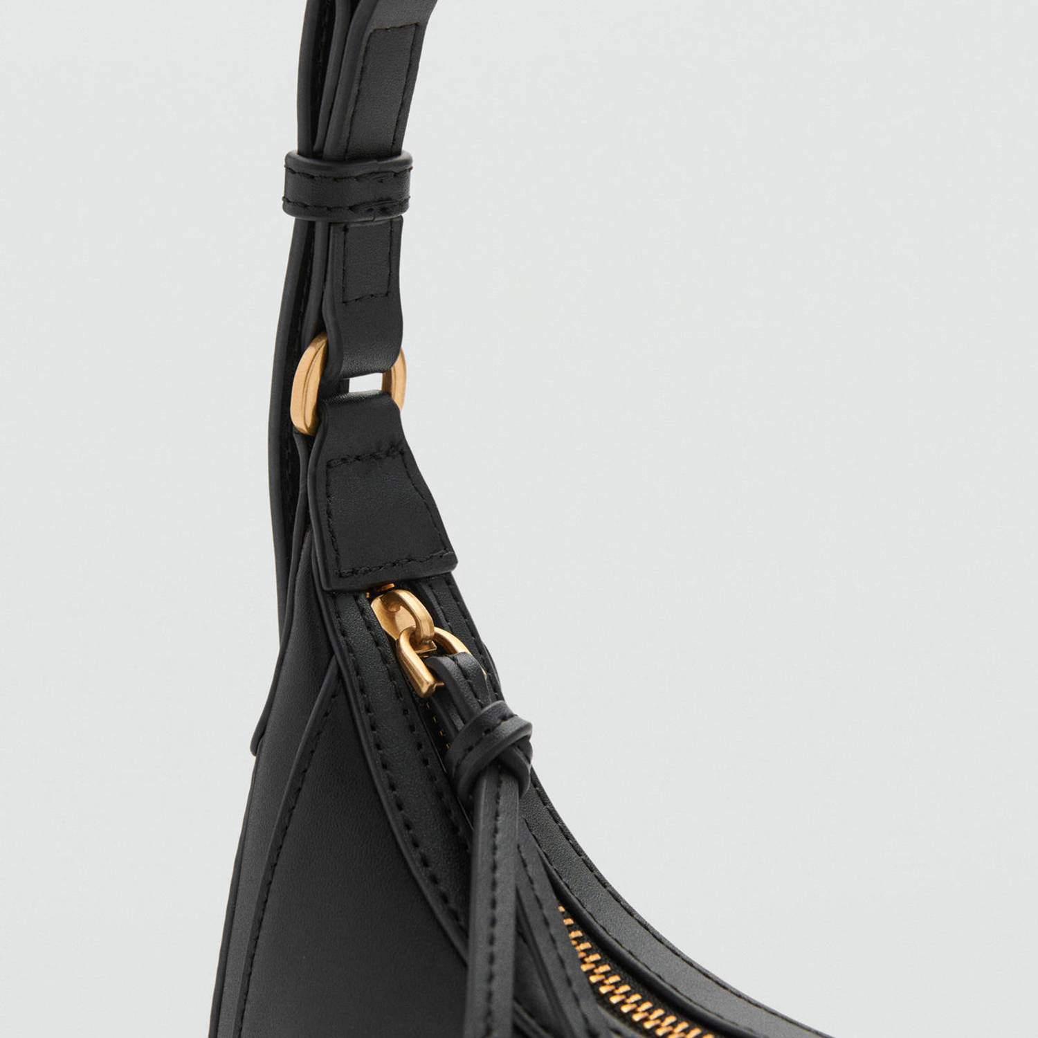 Mango crossbody tas zwart
