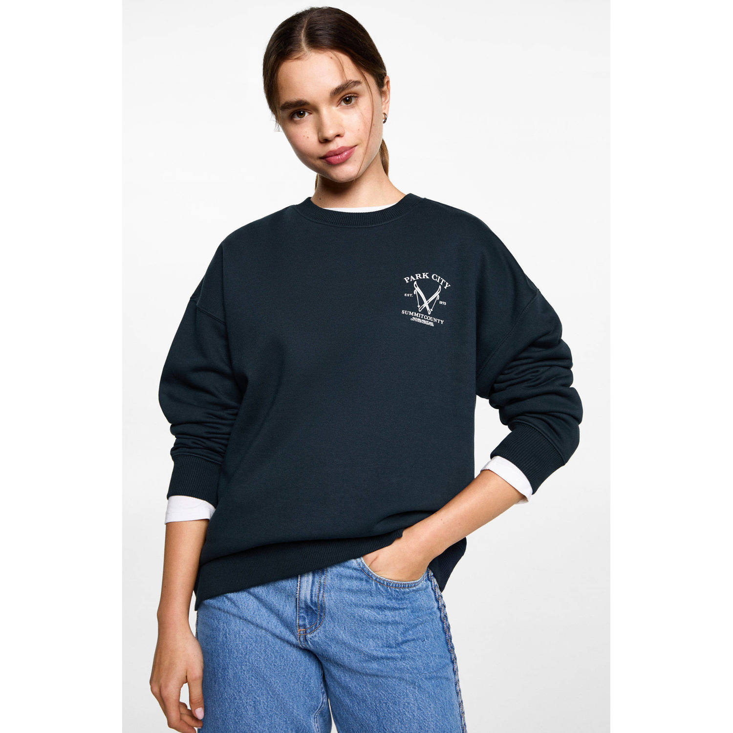 MANGO TEEN sweater marine