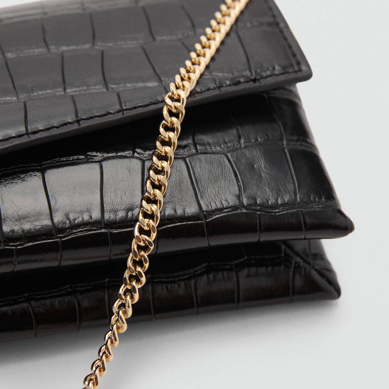 Mango crossbody tas zwart