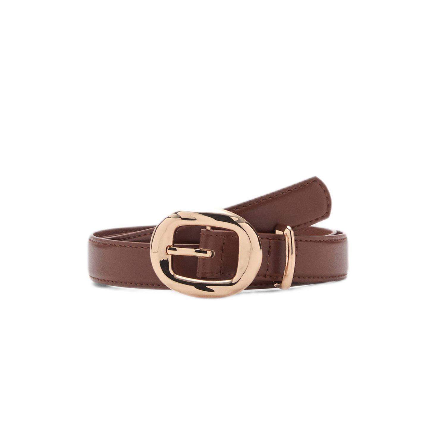 Mango riem bruin
