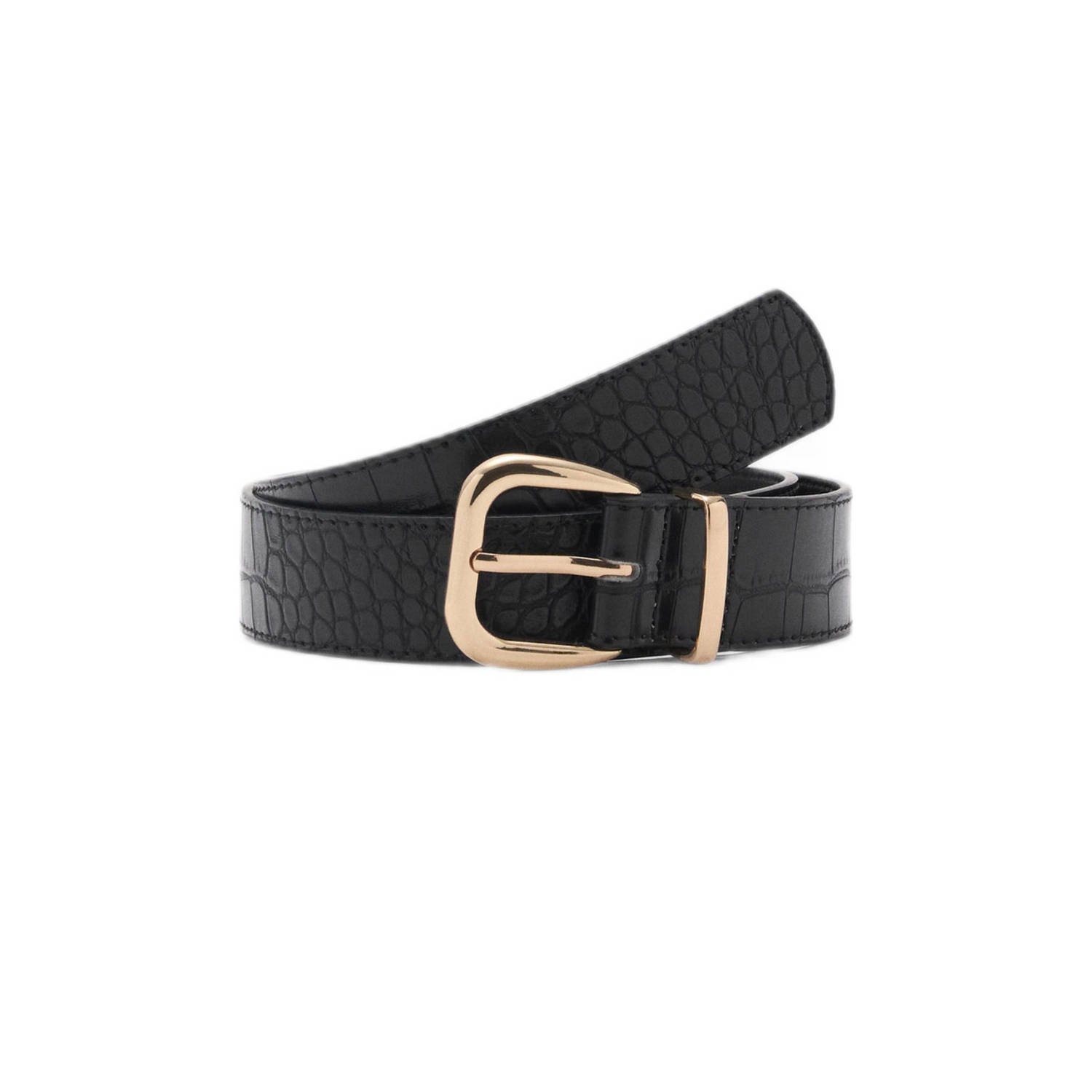 Mango riem zwart