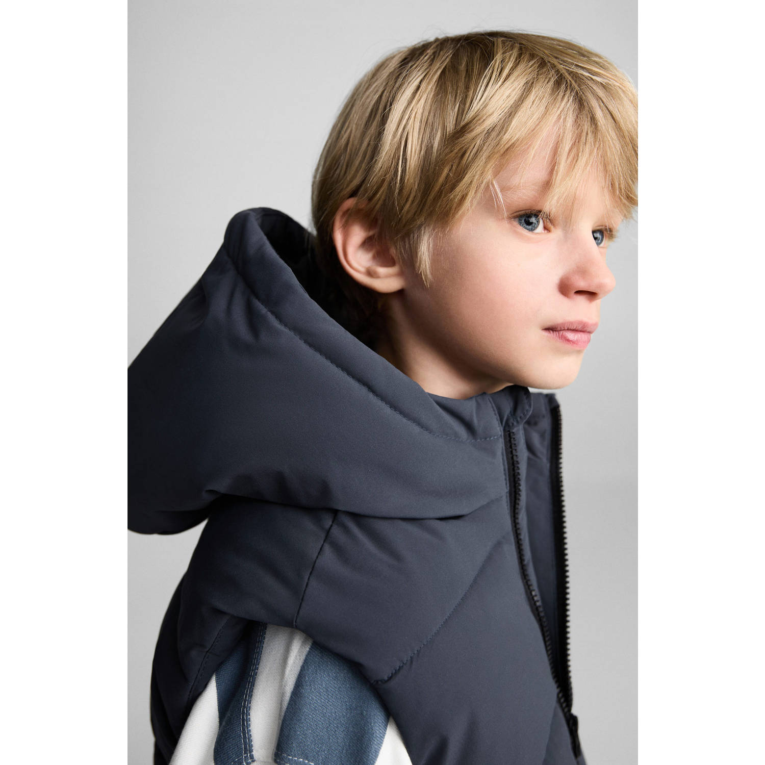 Mango Kids bodywarmer antraciet