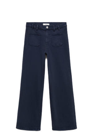 casual broek donkerblauw