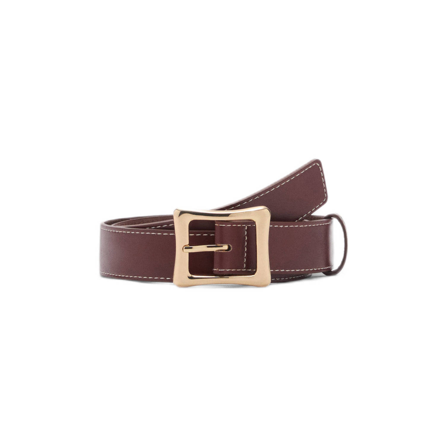 Mango riem bruin
