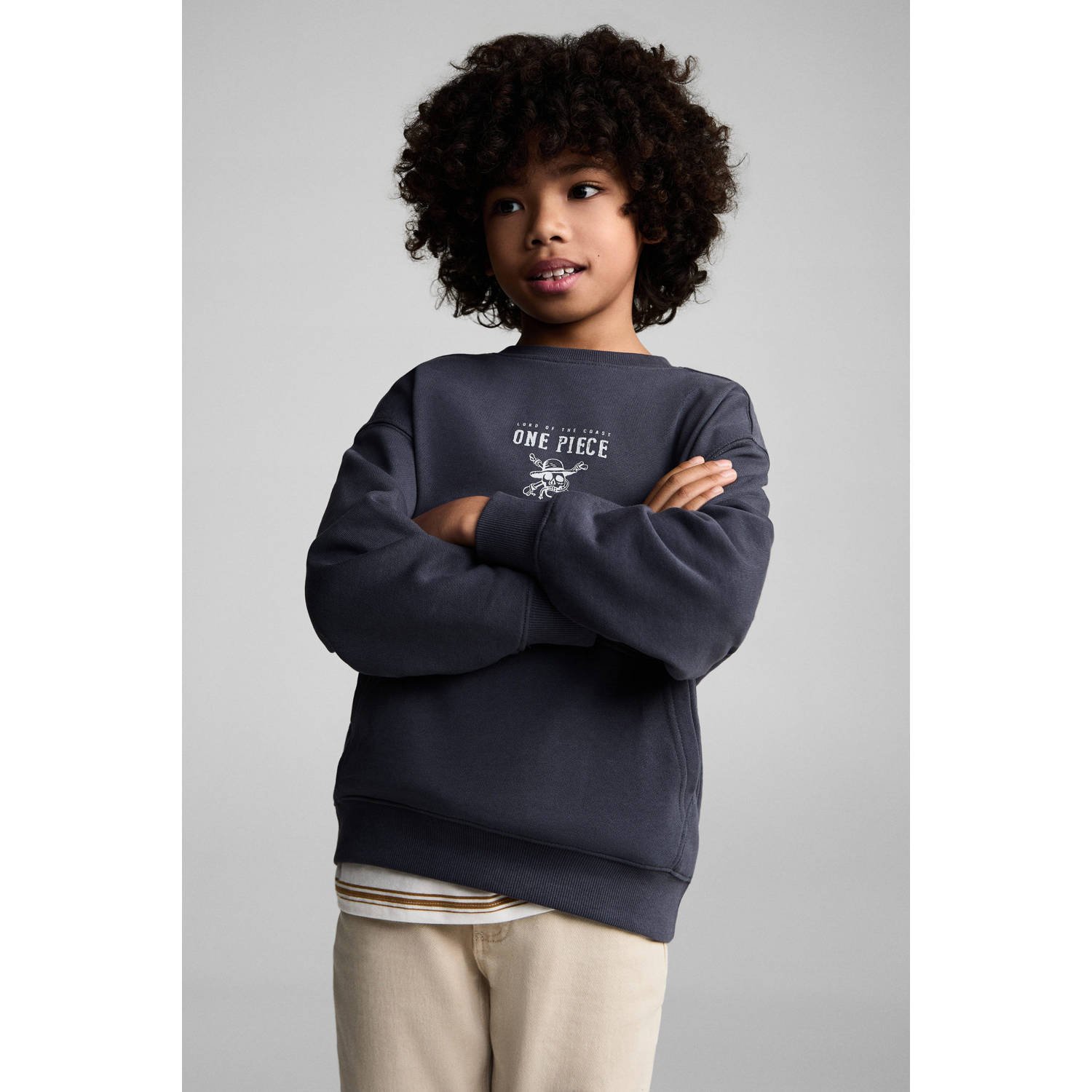 Mango Kids sweater antraciet