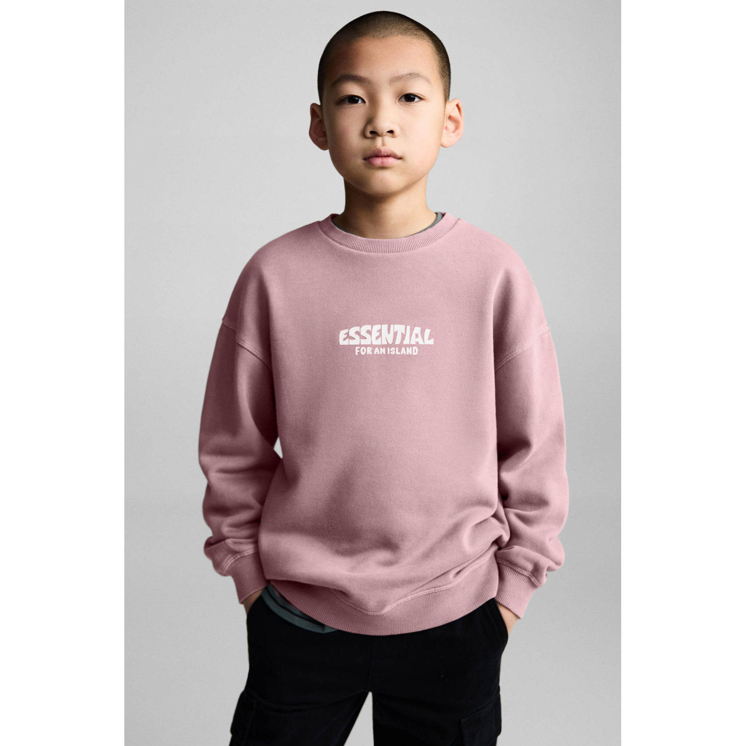 Mango Kids sweater paars