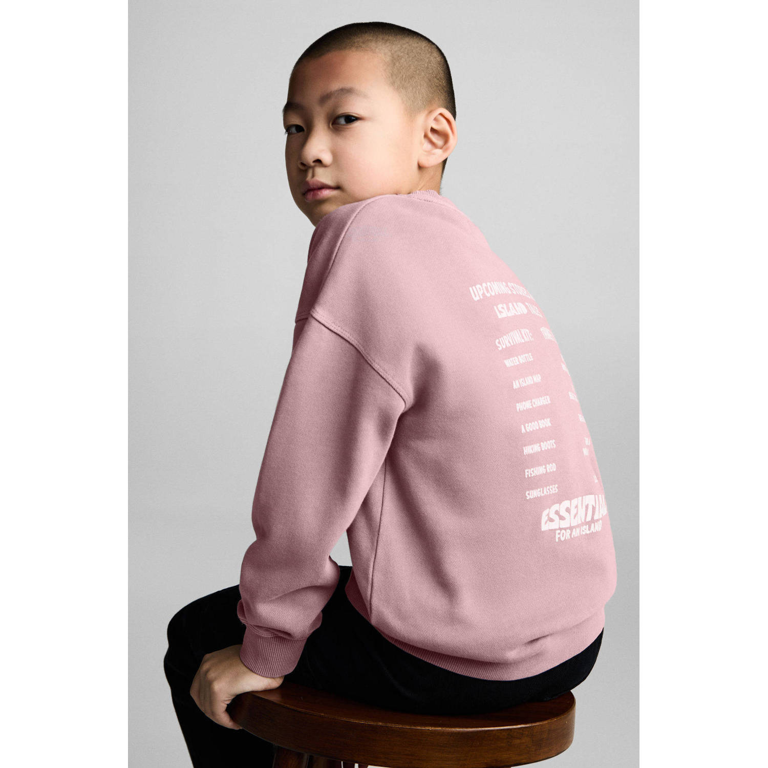Mango Kids sweater paars