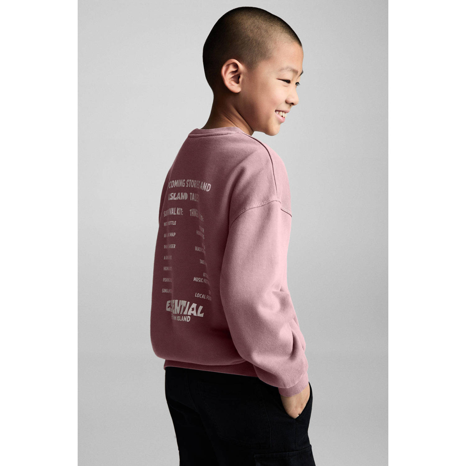 Mango Kids sweater paars