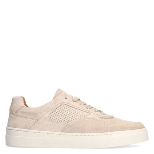 Manfield suède sneakers beige afbeelding