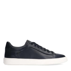 leren sneakers zwart