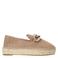 Manfield suède espadrilles taupe
