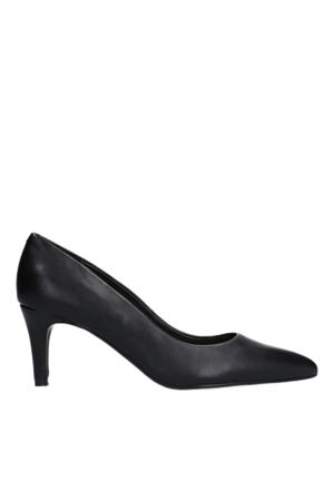 leren pumps zwart