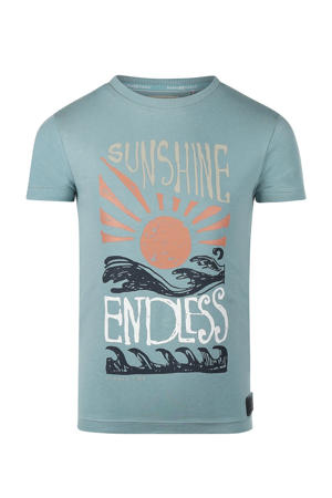 T-shirt grijsblauw