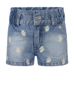 denim short medium blue denim