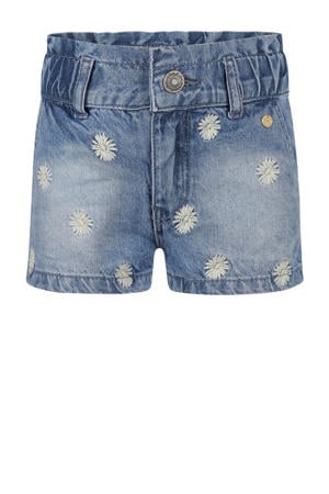 denim short medium blue denim