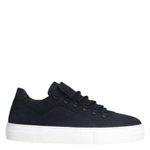 suède sneakers zwart