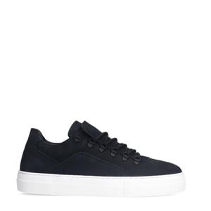 suède sneakers zwart