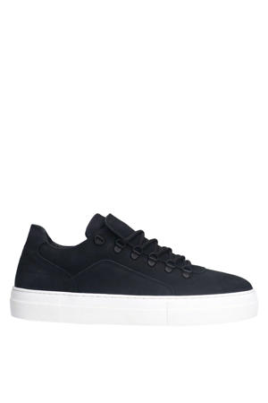 suède sneakers zwart
