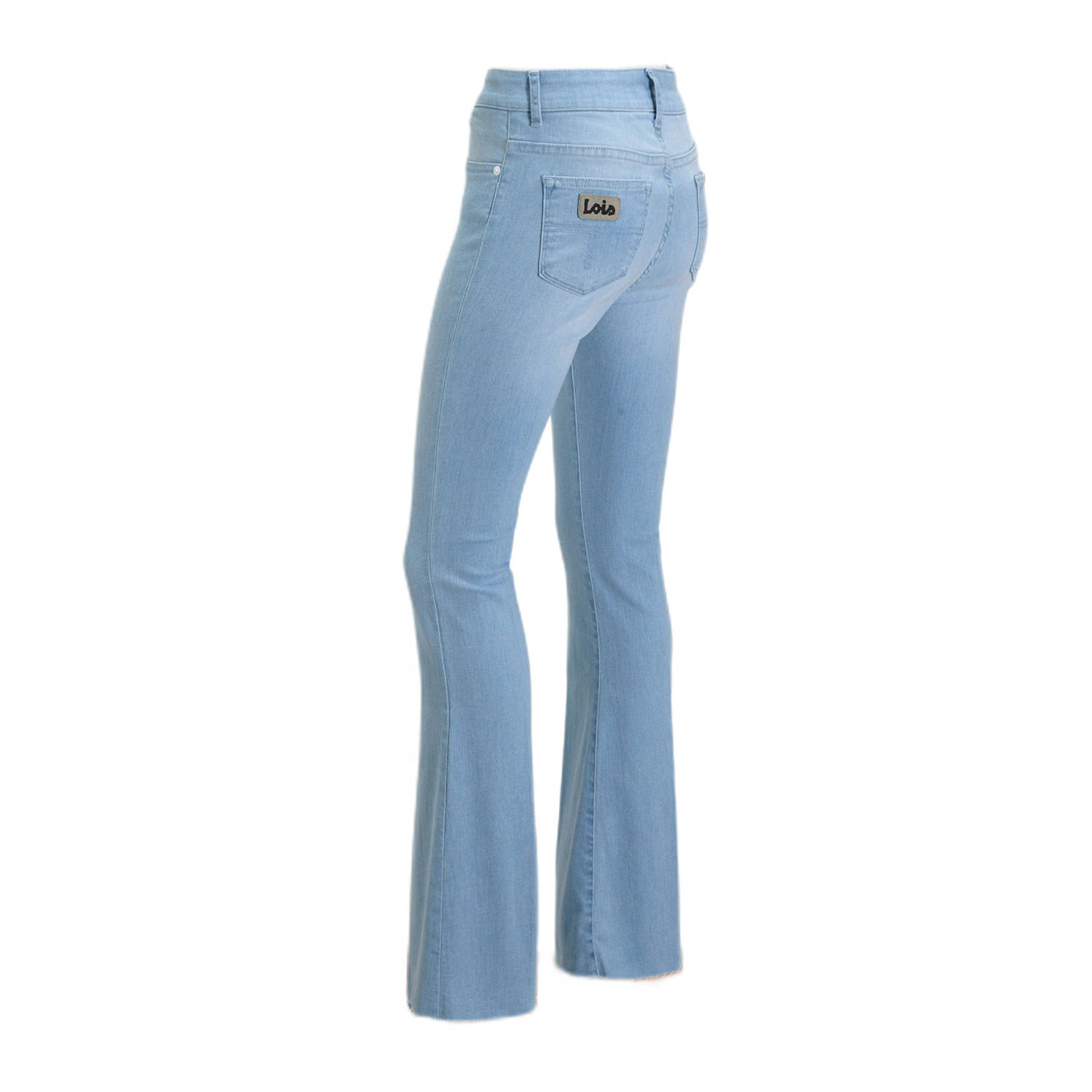 Lois high waist flared jeans light blue denim