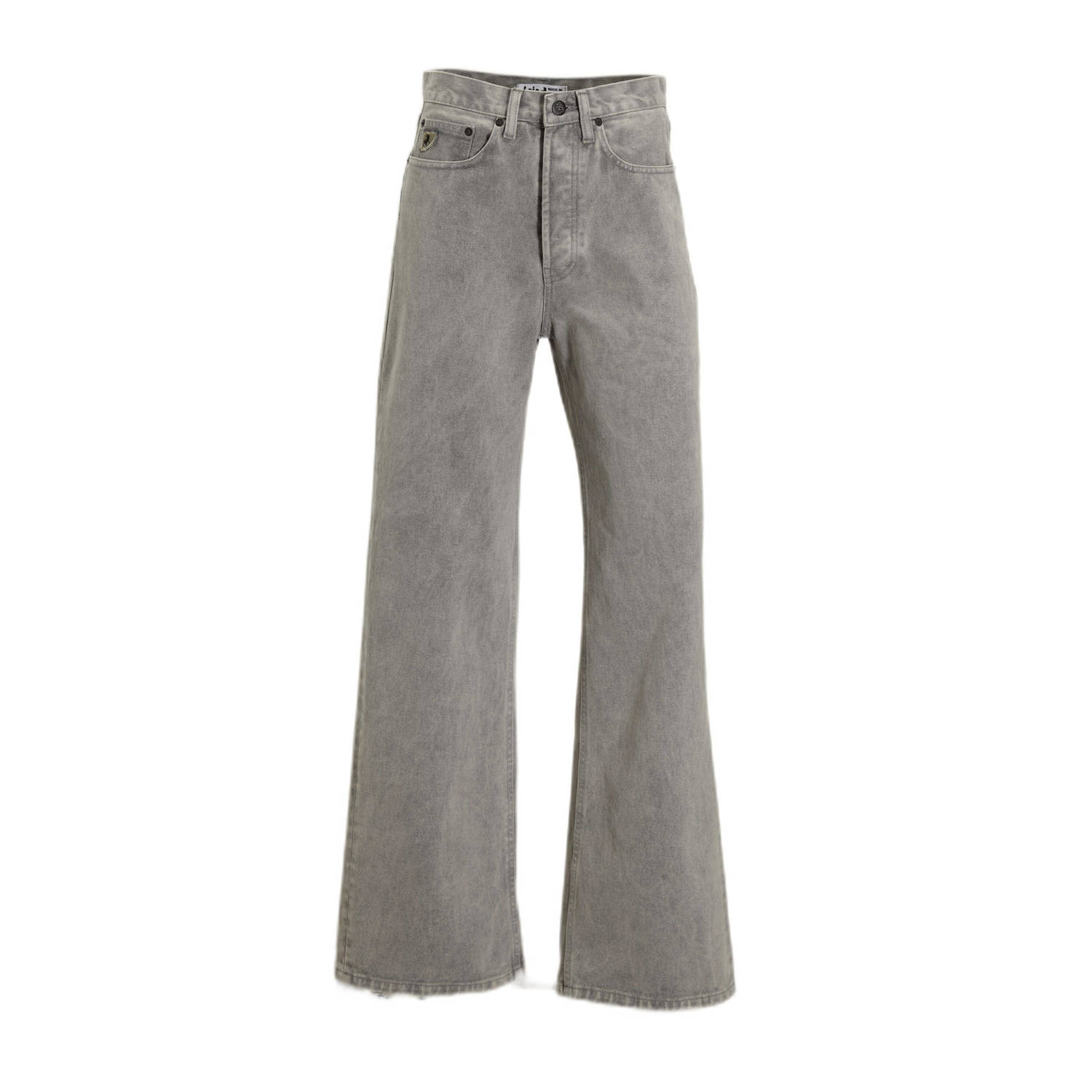 Lois low waist wide leg jeans grey denim