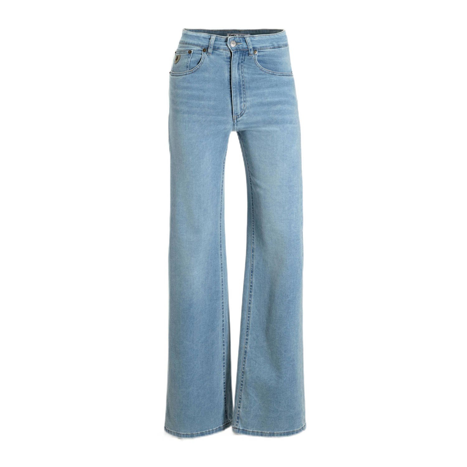 Lois high waist wide leg jeans light blue denim