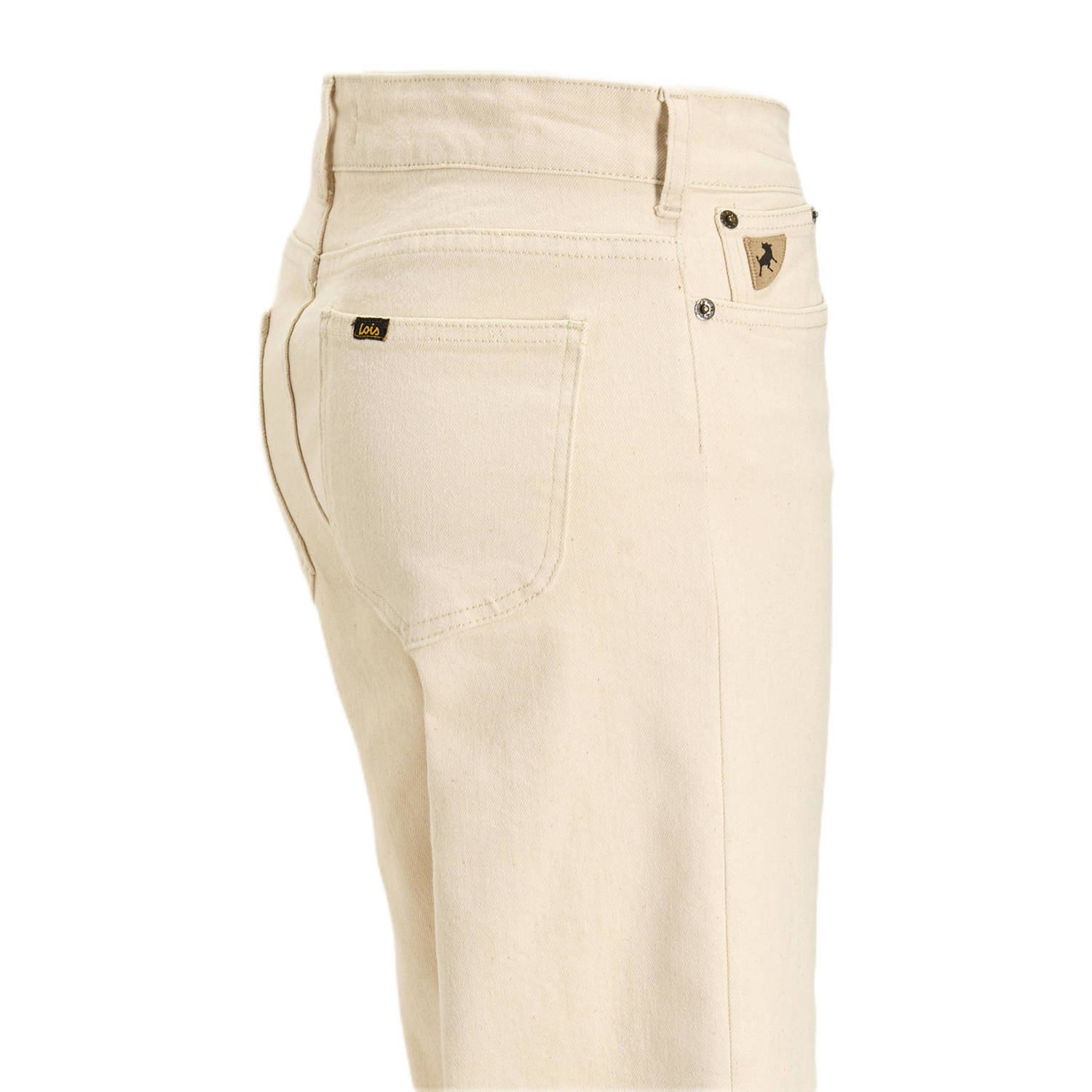 Lois high waist wide leg jeans ecru