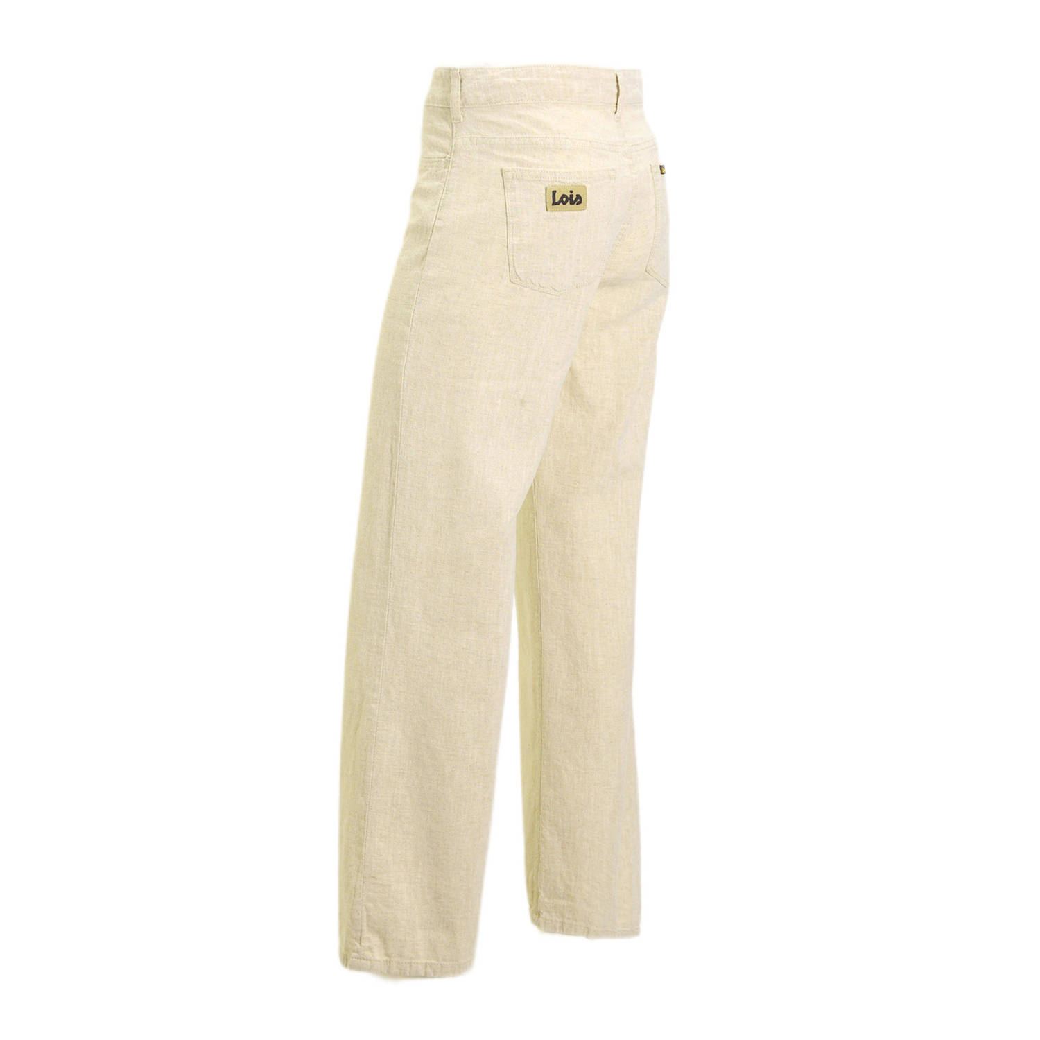 Lois regular waist wide leg jeans Culotte beige