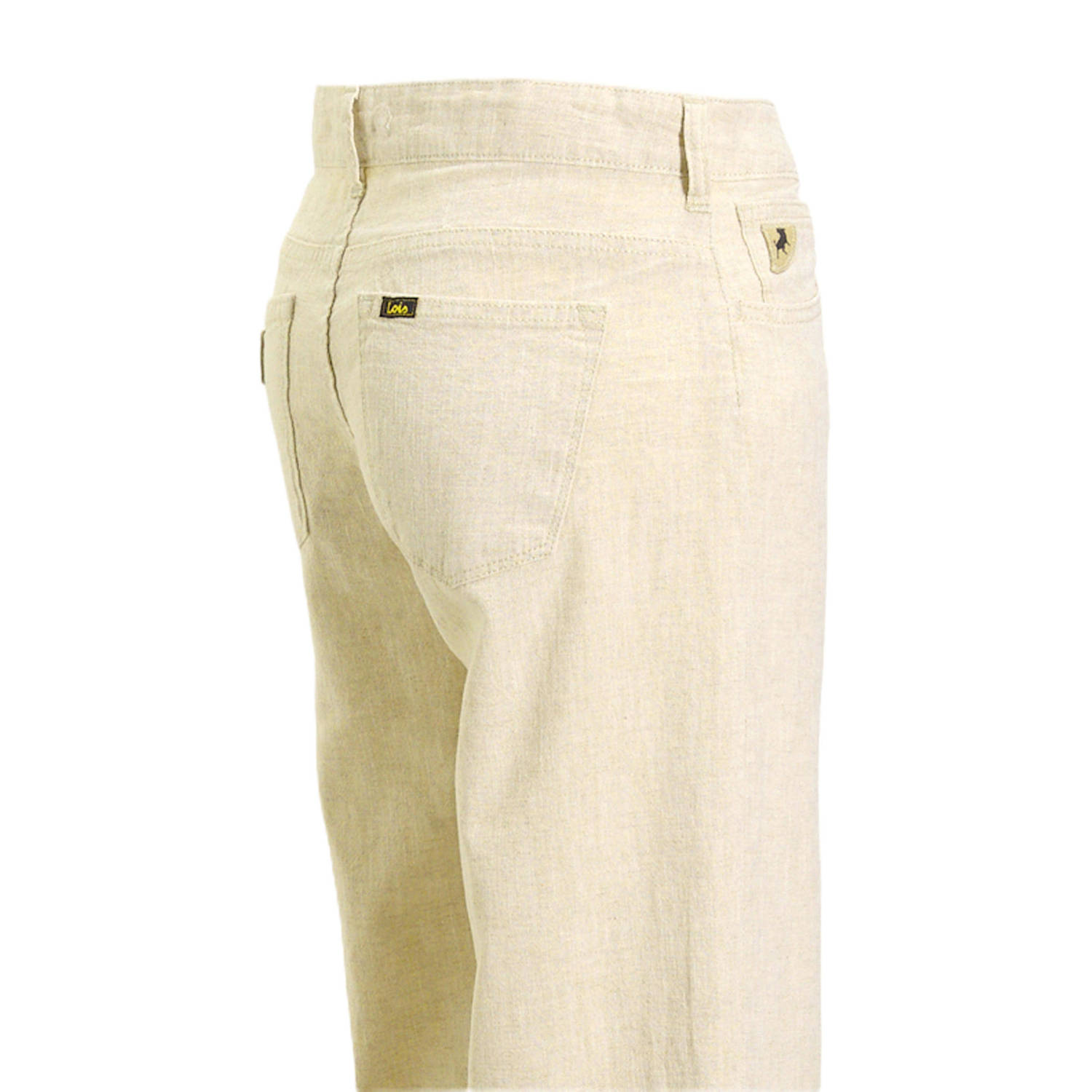 Lois regular waist wide leg jeans Culotte beige