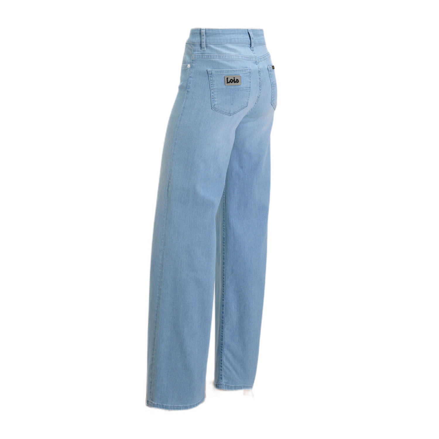 Lois high waist wide leg jeans light blue denim