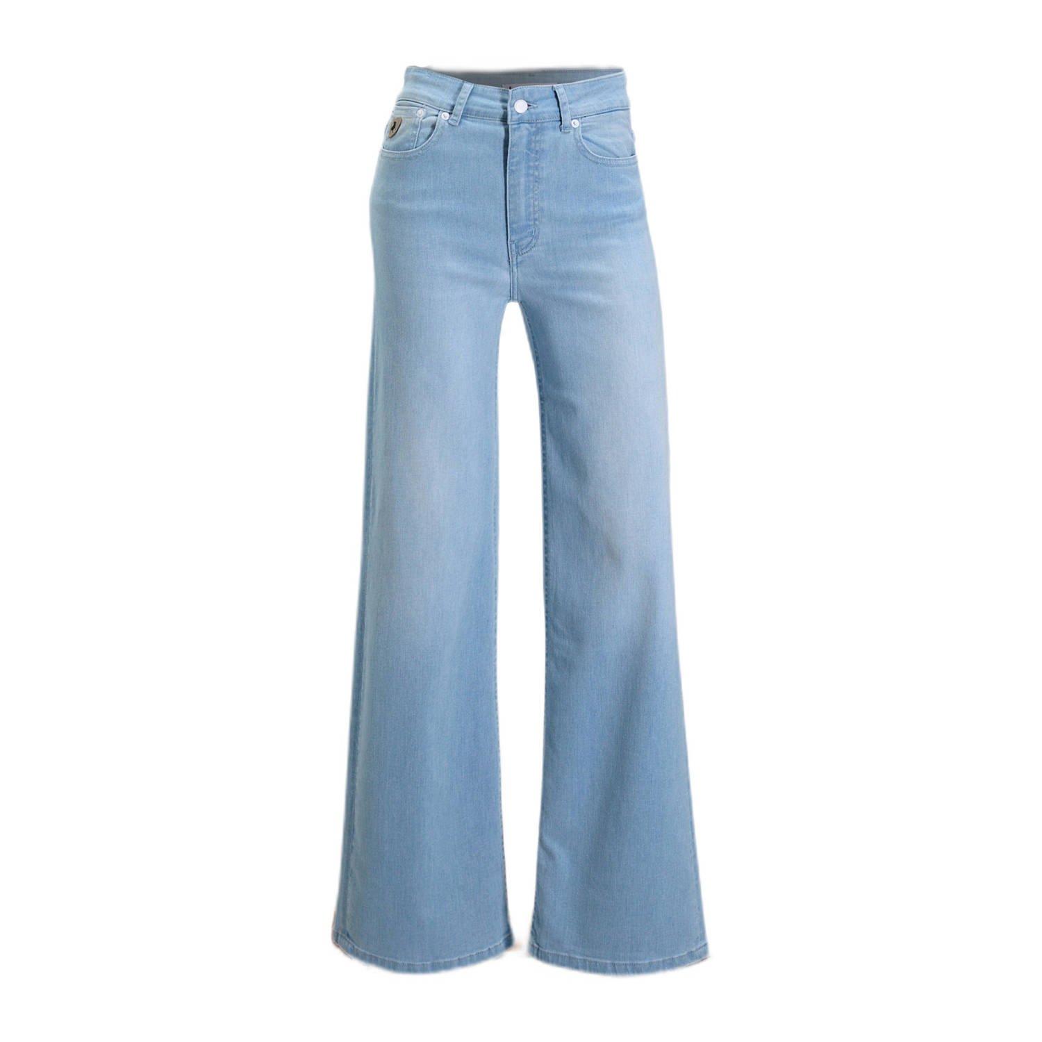 Lois high waist wide leg jeans light blue denim