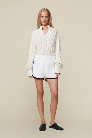 regular waist sweatshort wit