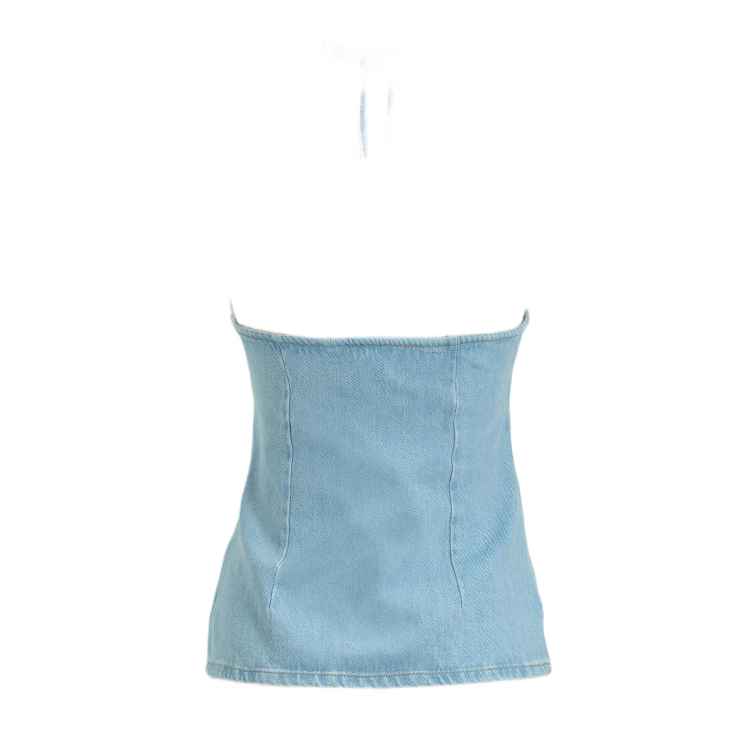 Lois top light blue denim