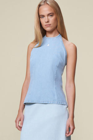 top light blue denim
