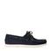 Manfield suède bootschoenen donkerblauw