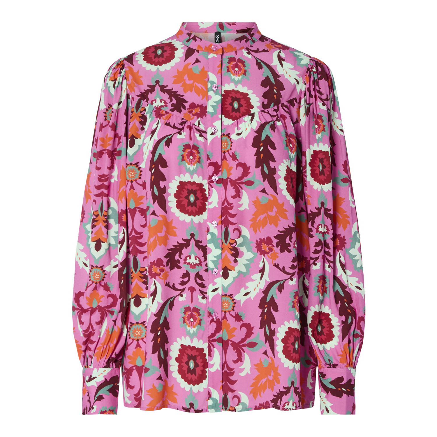PIECES Curve blouse roze