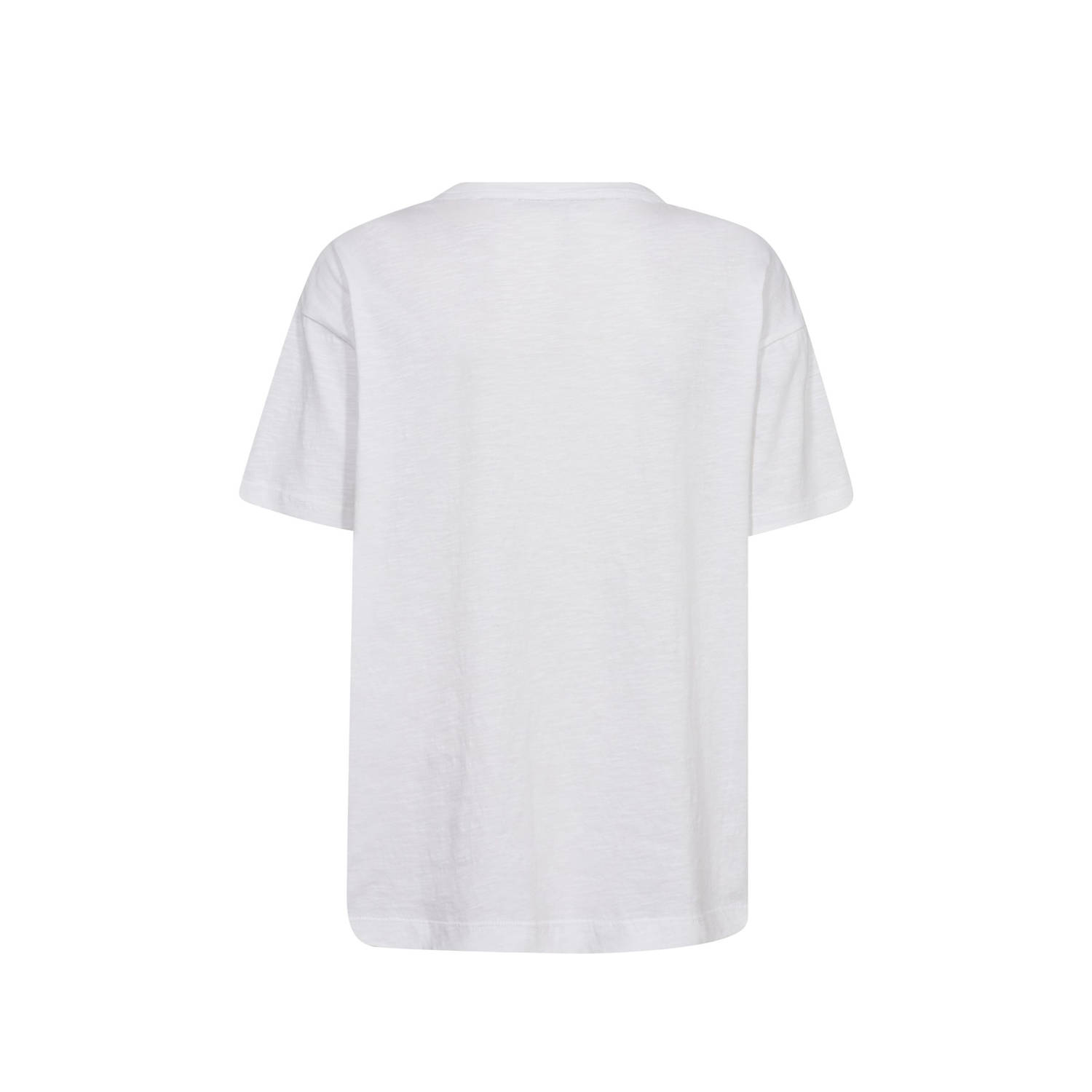 Mos Mosh t-shirt wit zwart