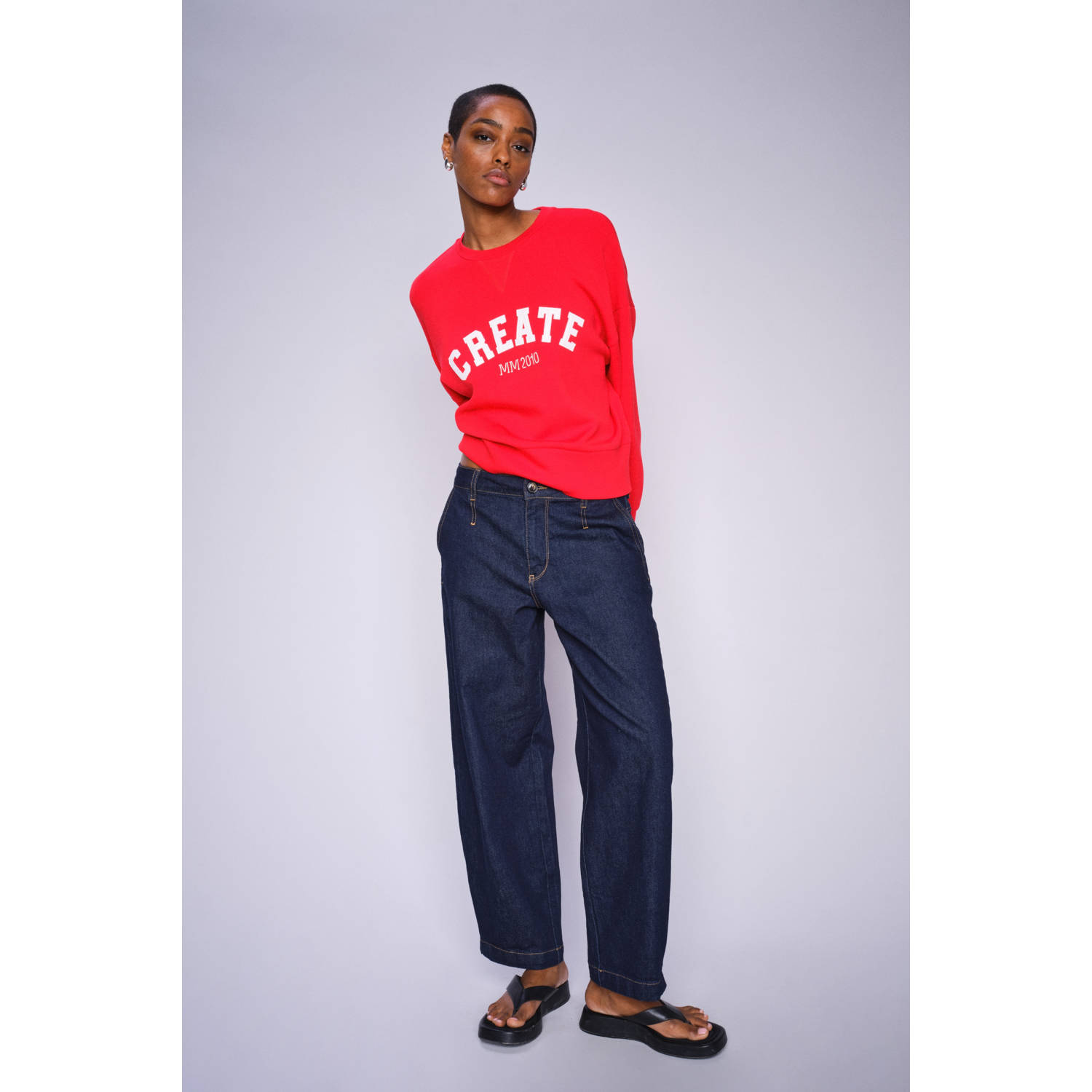 Mos Mosh sweater rood