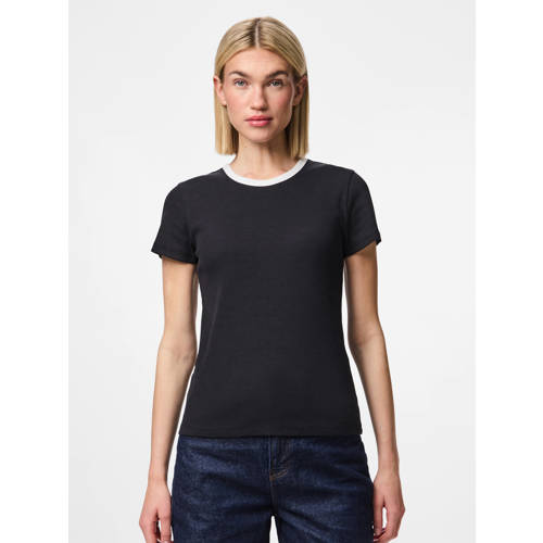 PIECES T-shirt zwart afbeelding
