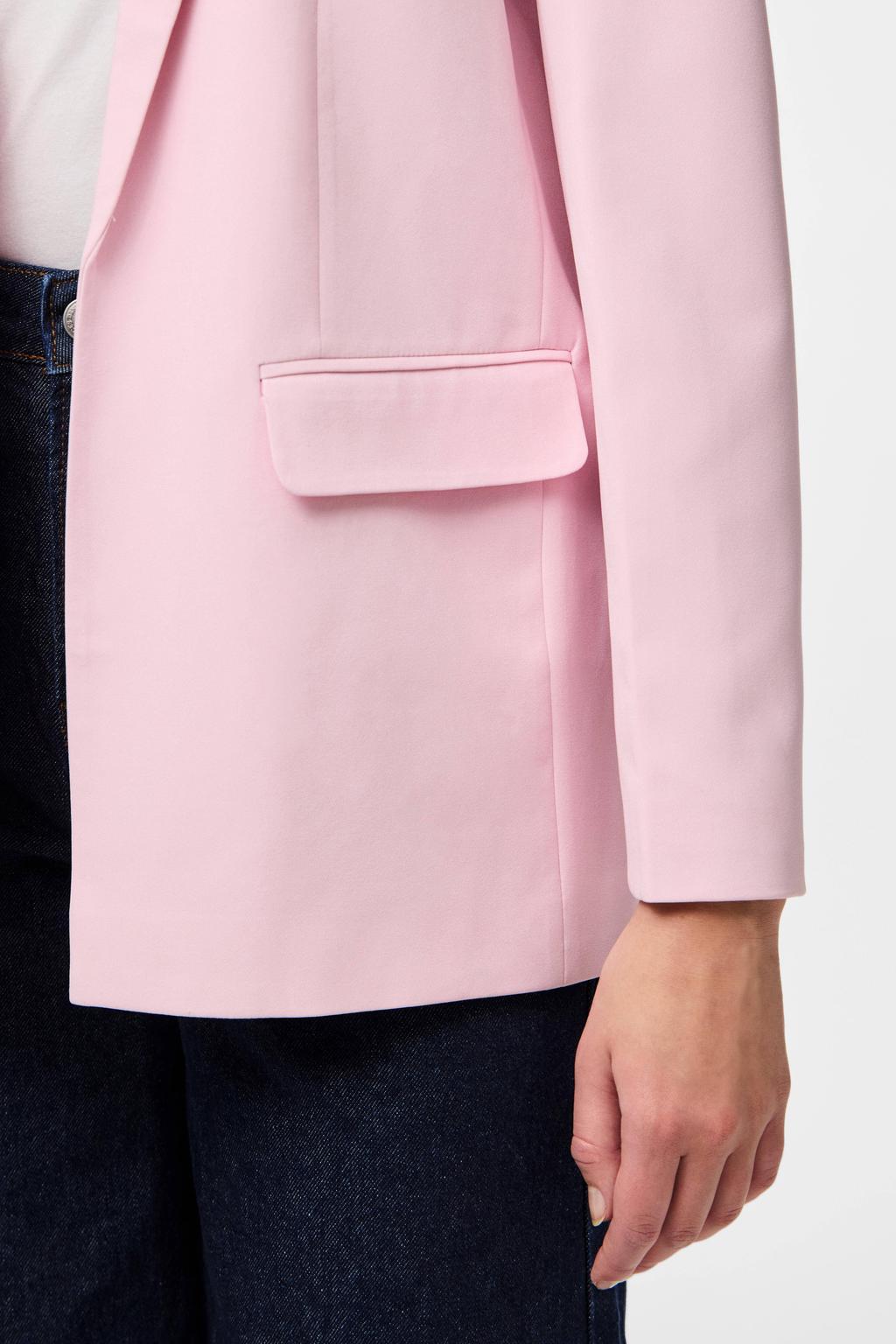 Pieces Schmal Geschnittener Oversize-Blazer In Weiß Ab 49,99 € - Auf