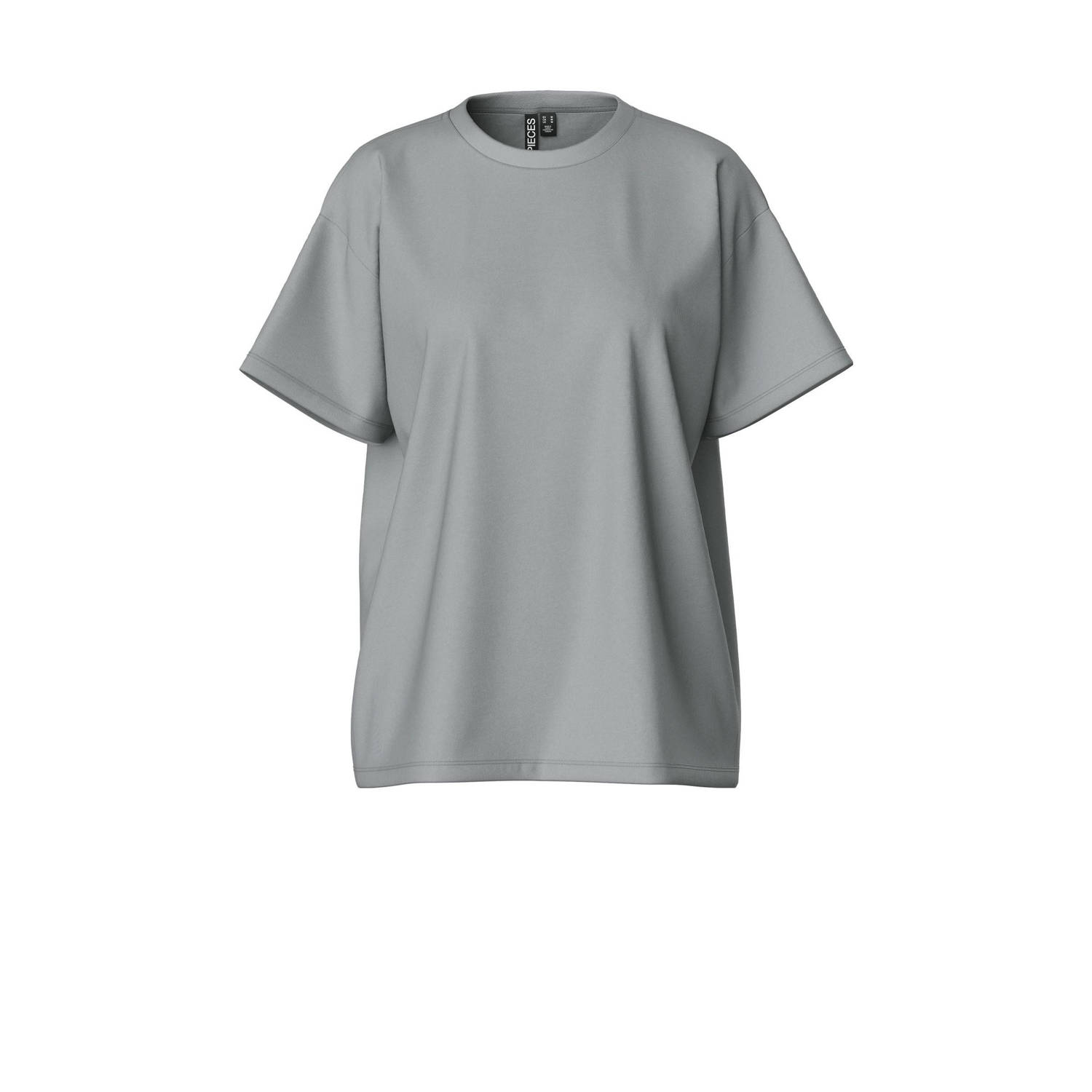 PIECES T-shirt grijs