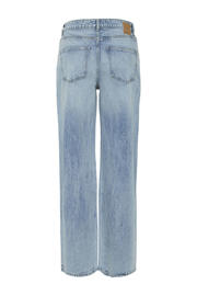 thumbnail: PIECES high waist wide leg jeans light blue denim