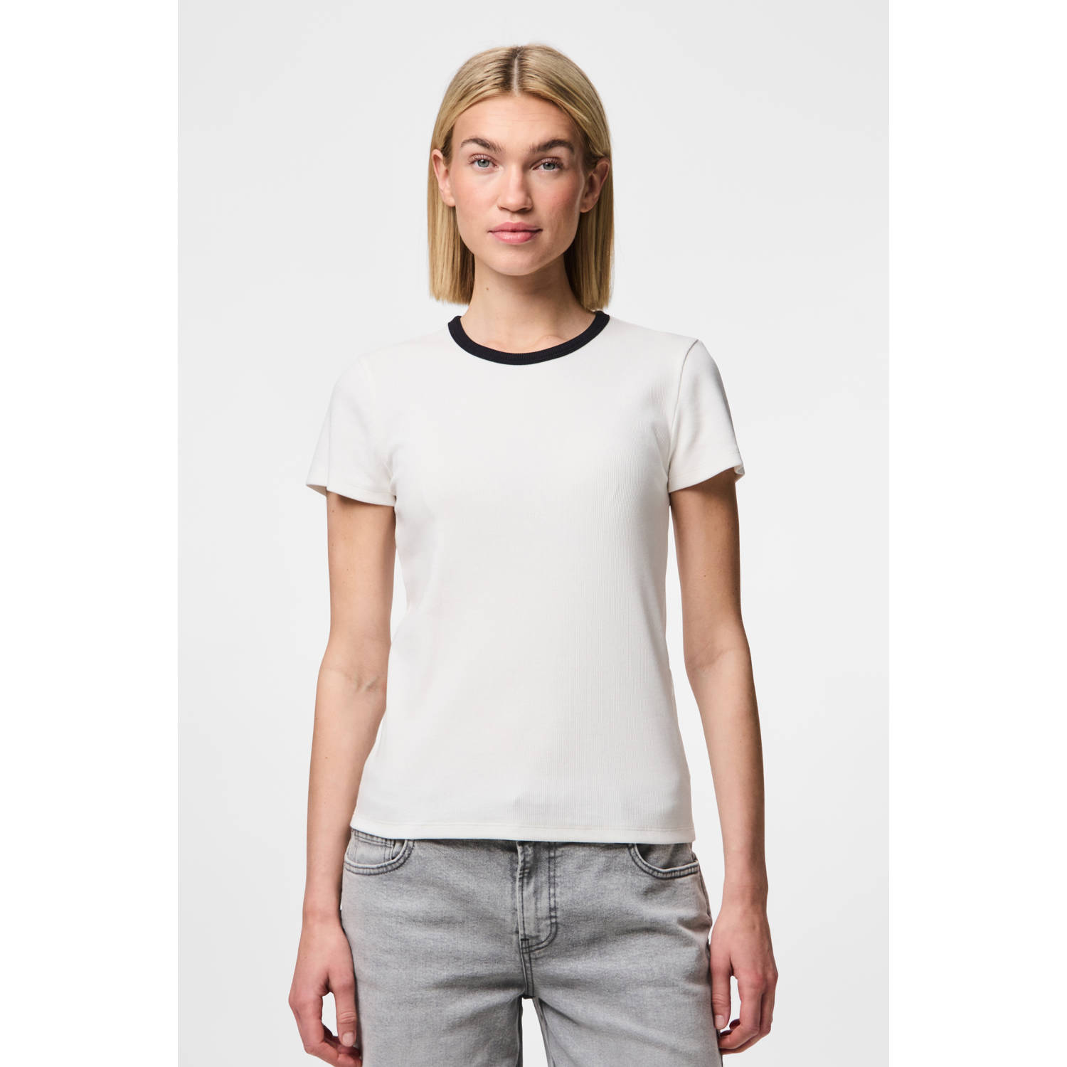 Pieces Shirt met korte mouwen PCMAY SS TEE NOOS BC